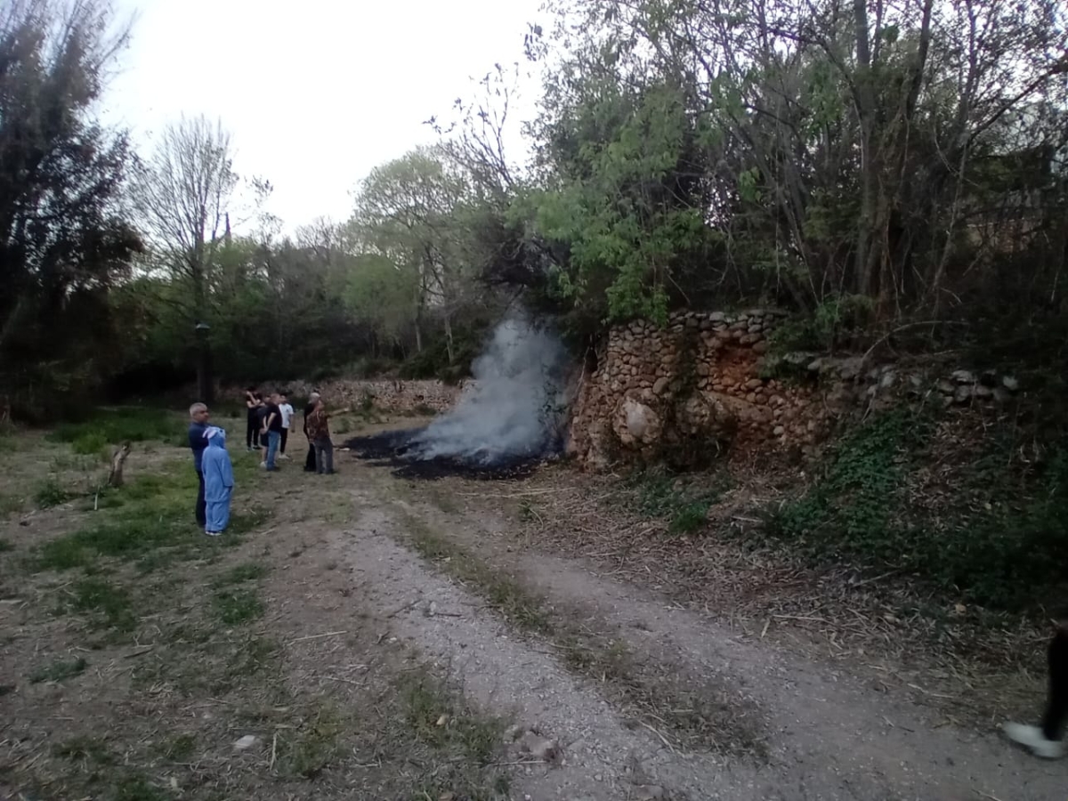 Alarma por un conato de incendio en el Mas de Flors