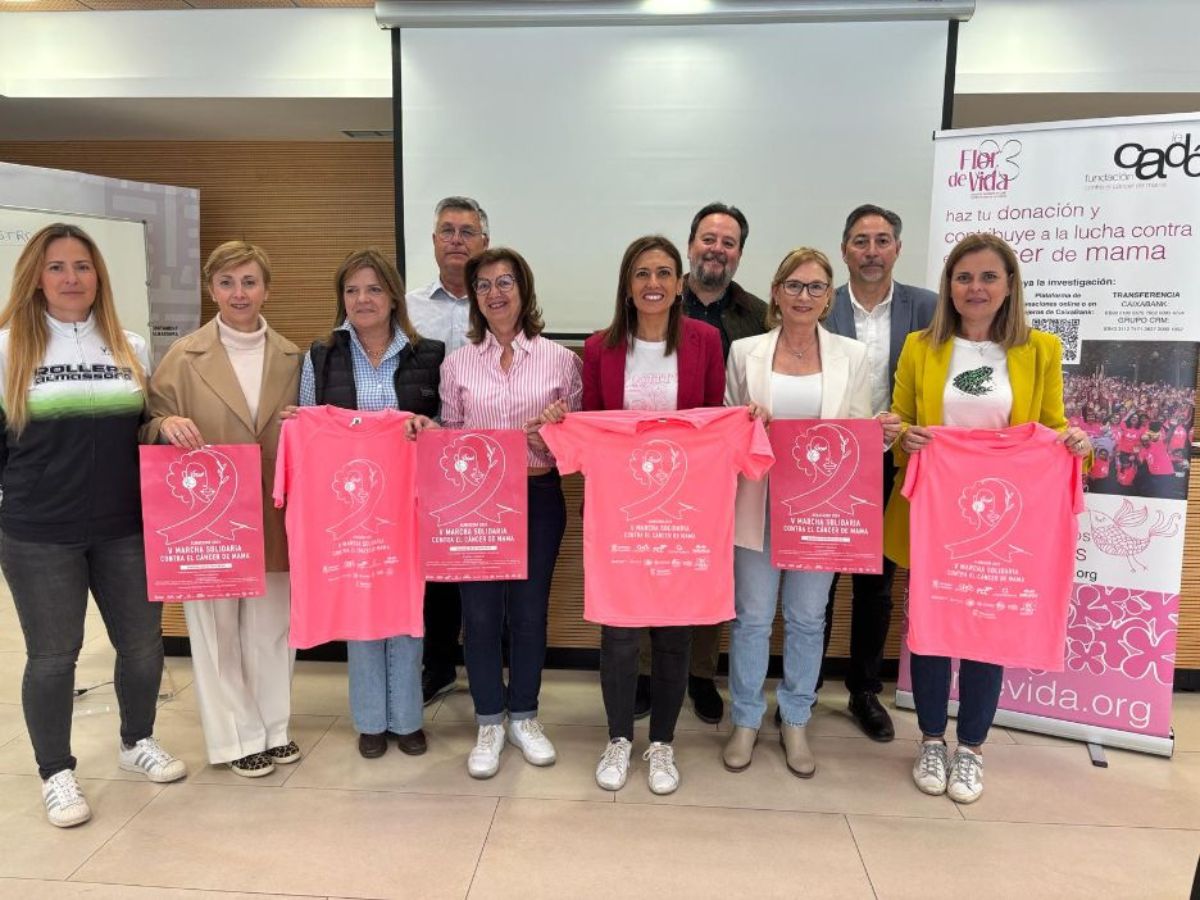 Almassora acogerá la ‘V Marcha contra el Cáncer de Mama’