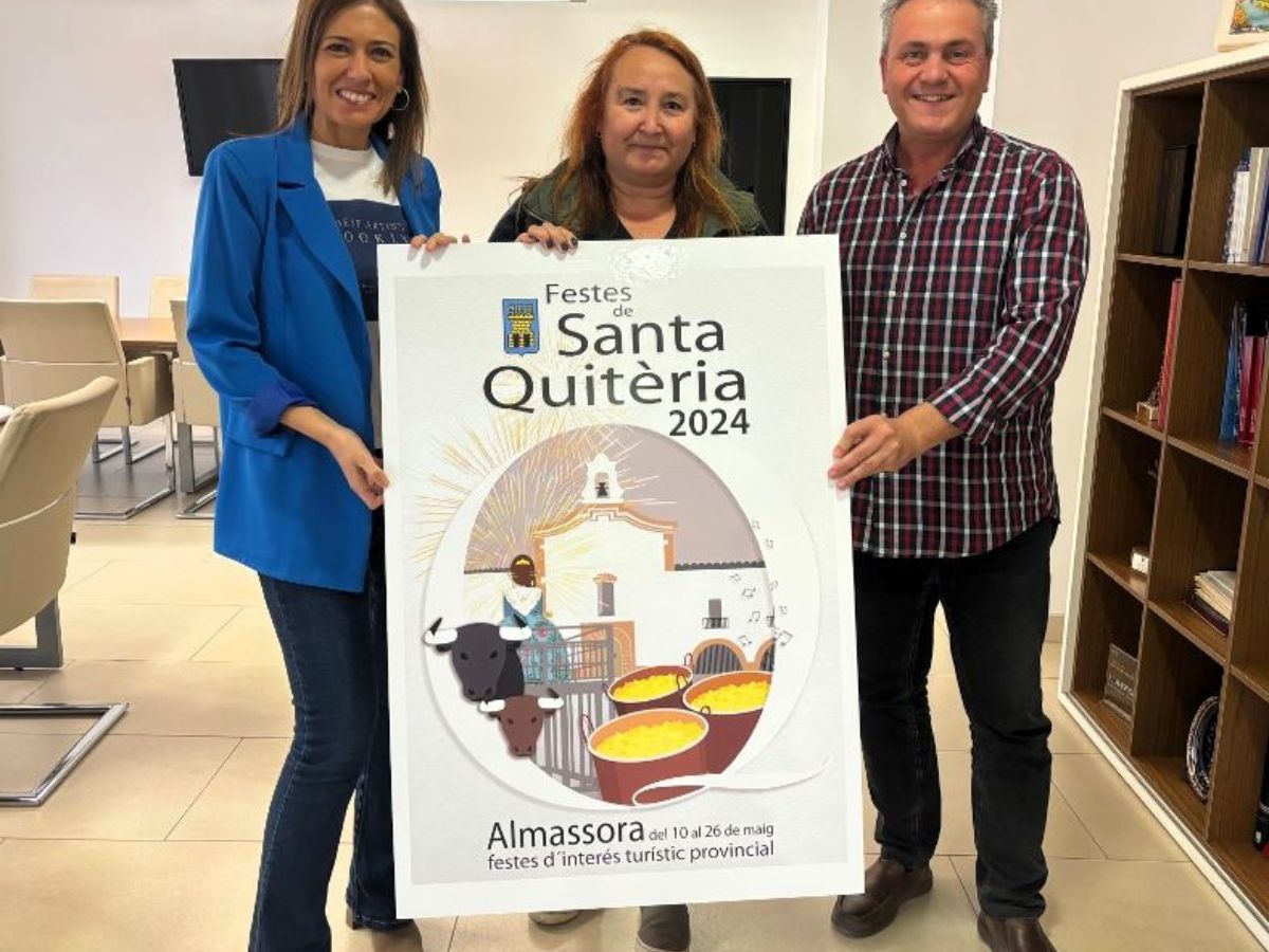 Almassora anuncia el cartel ganador de Fiestas de Santa Quitèria