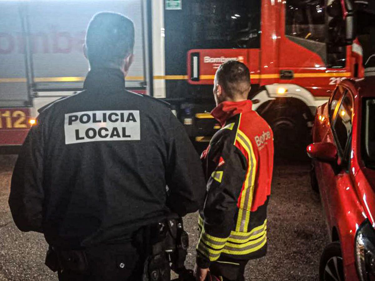 Declarado un incendio de palés de madera