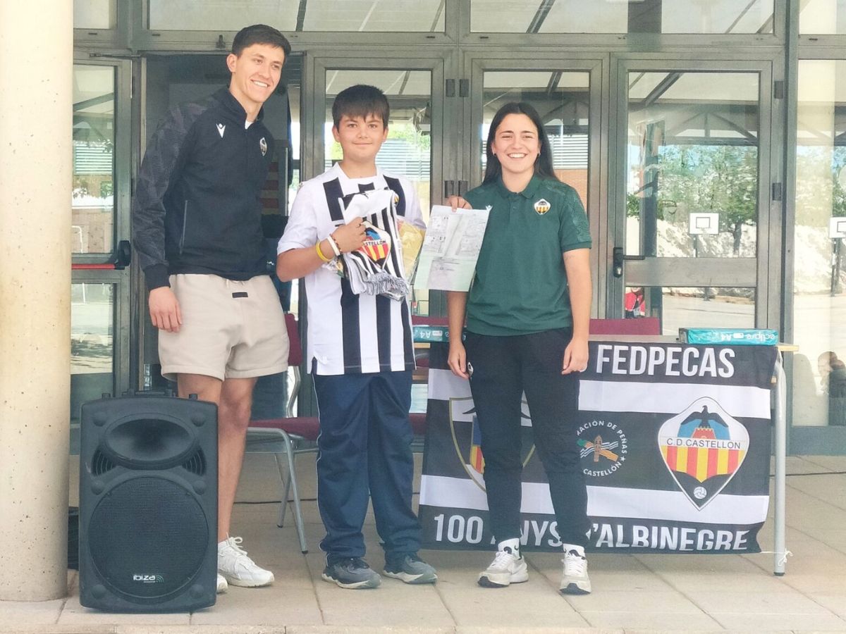 El CEIP Tombatossals recibe la visita del CD Castellón