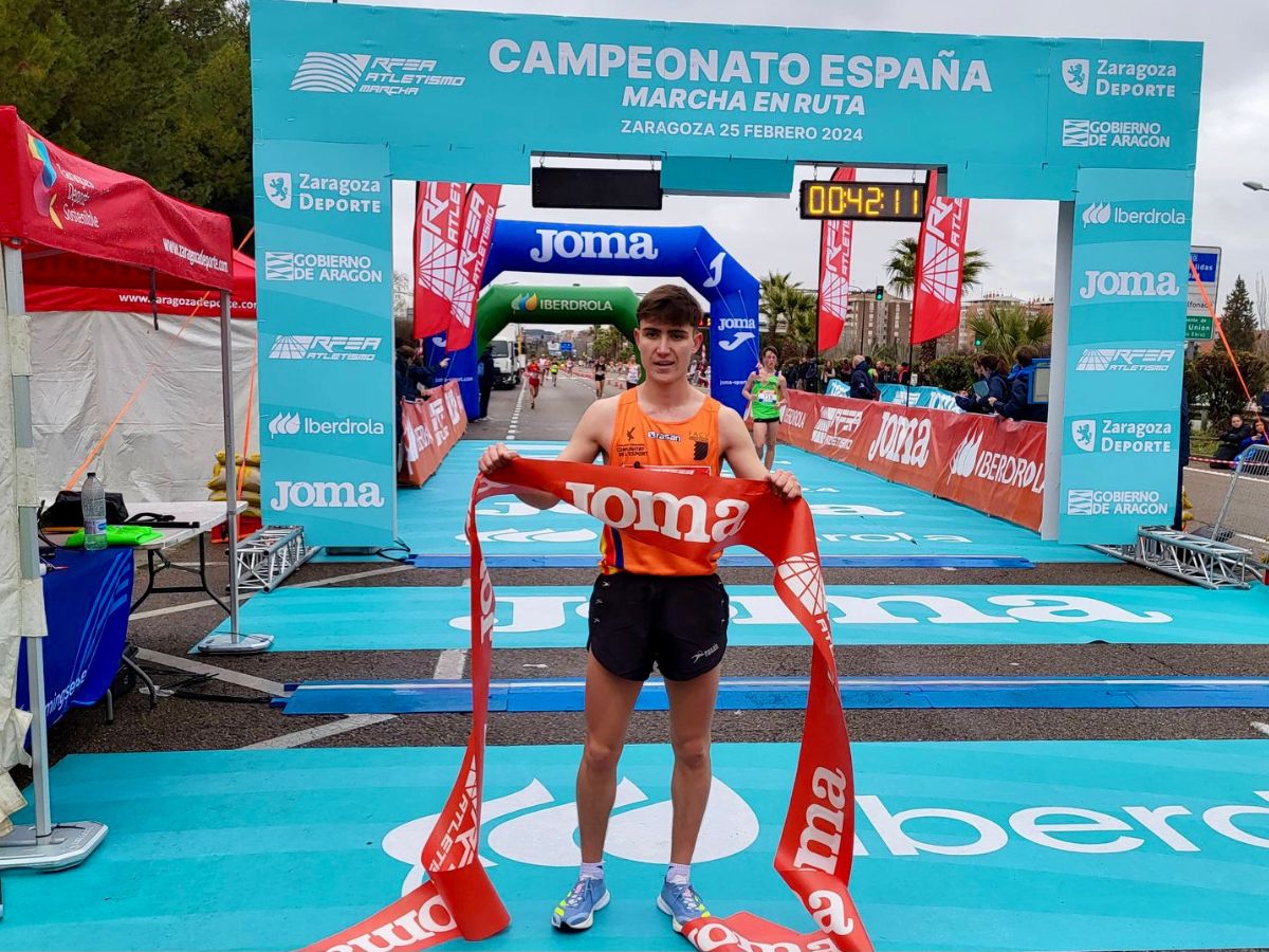 El castellonense Dani Monfort, gran promesa del atletismo español