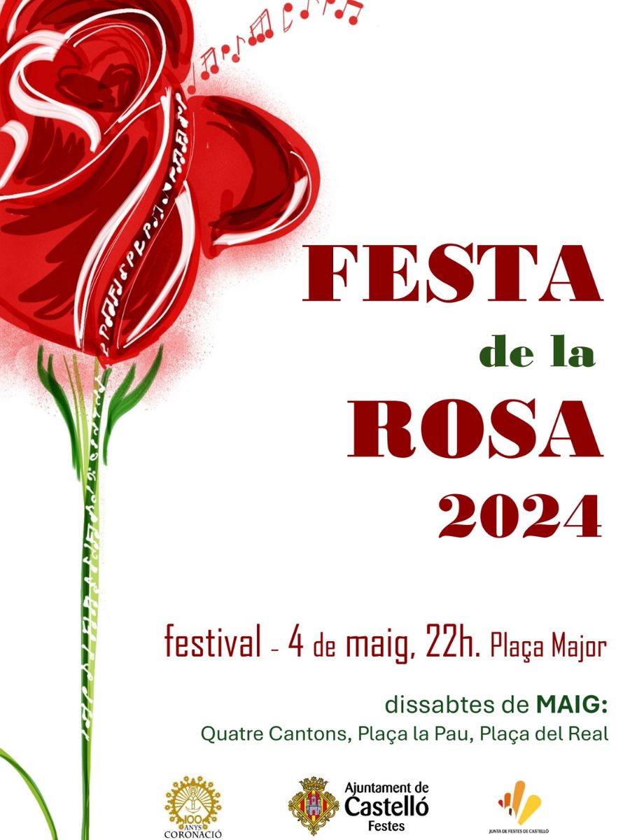 Además del festival de la ‘Festa de la Rosa’ habrá también serenatas ‘oficiales’ en diferentes puntos del centro de la ciudad los sábados del mes de mayo