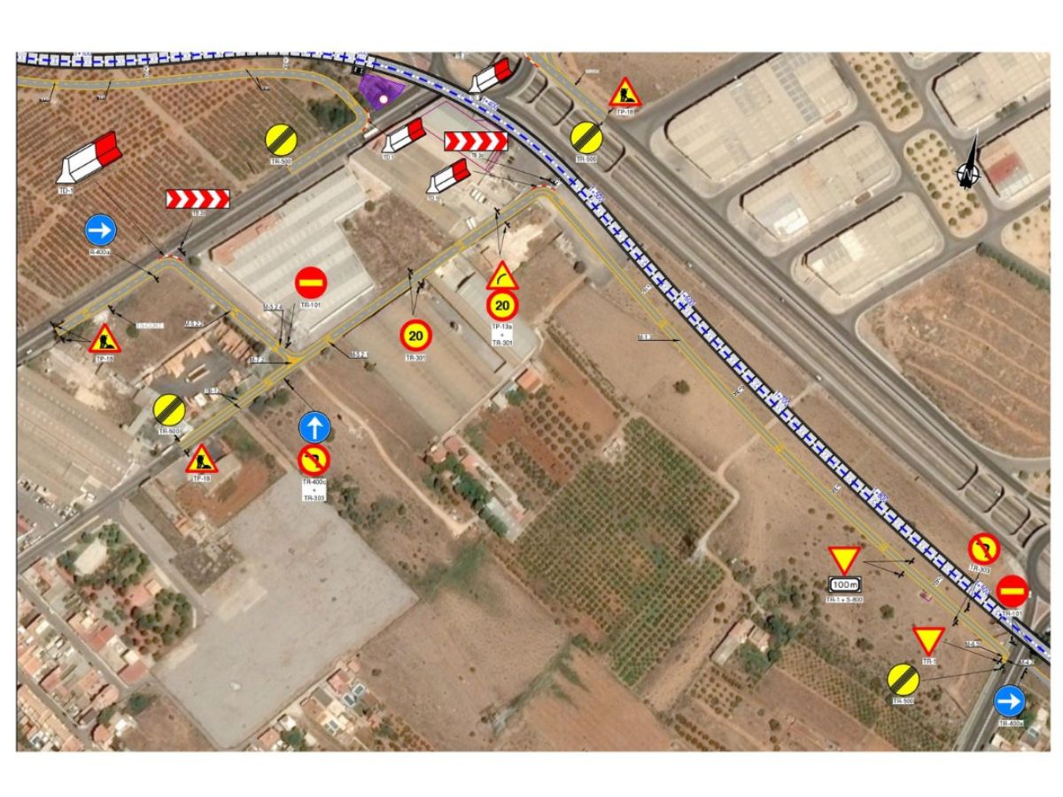 Información de tráfico por el acceso ferroviario sur al puerto de Castellón