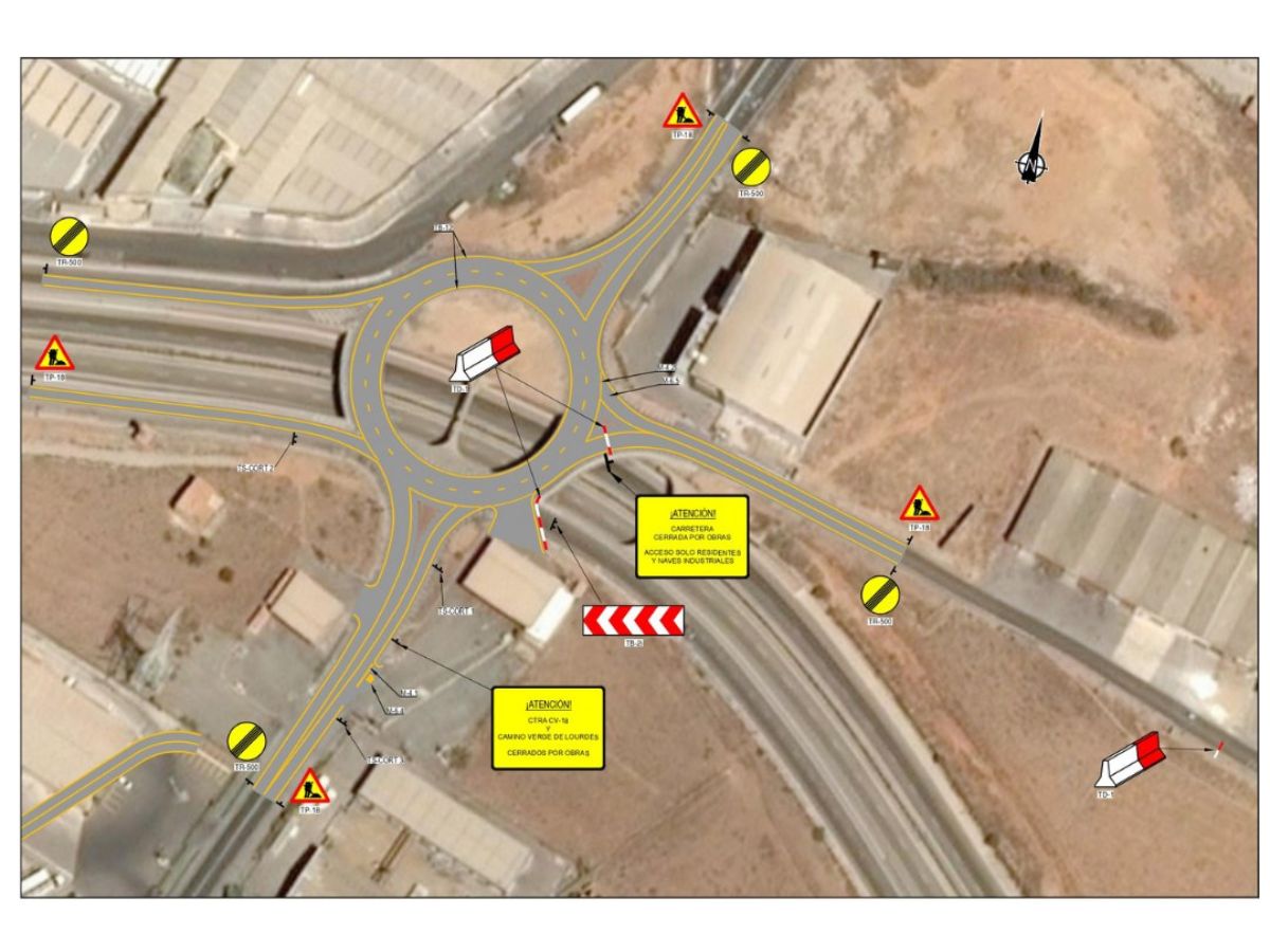 Información de tráfico por el acceso ferroviario sur al puerto de Castellón