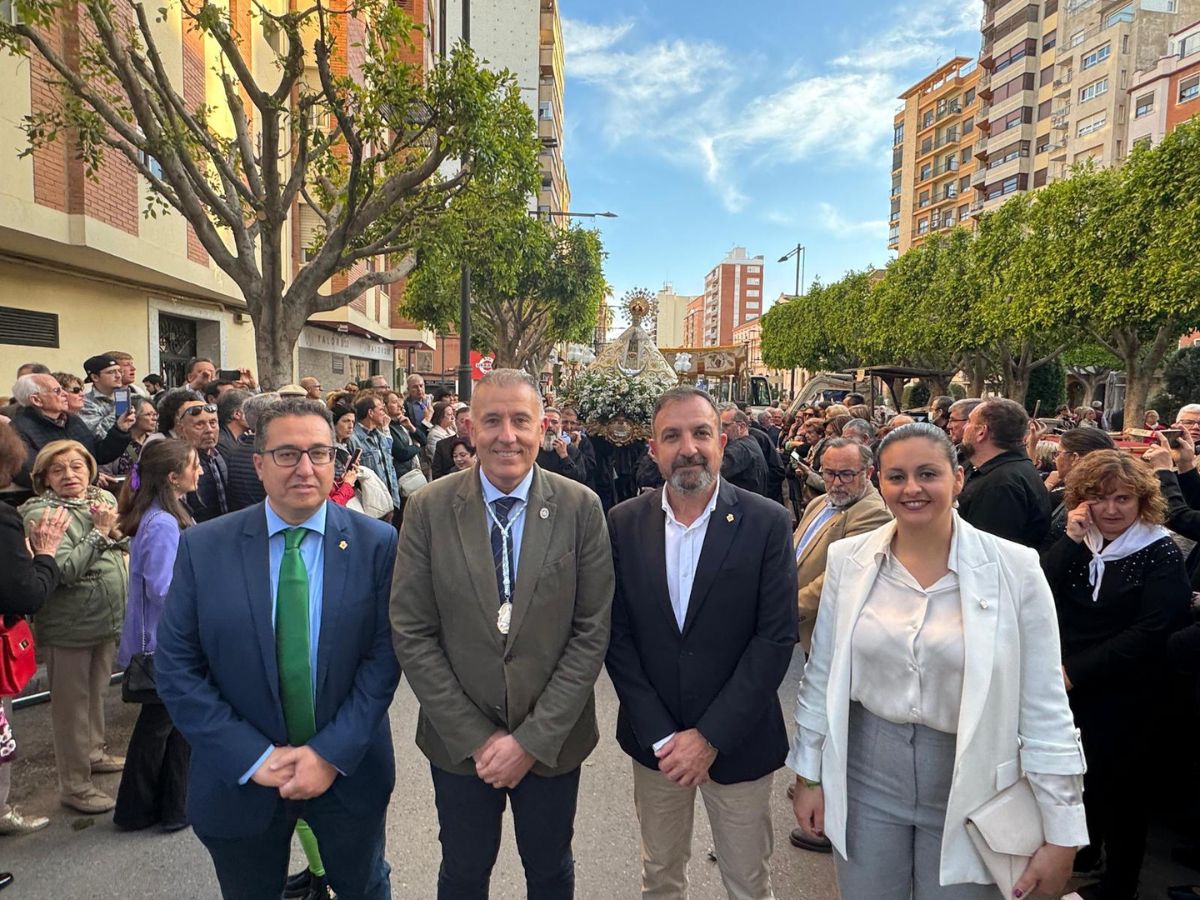 La Mare de Déu del Lledó conmueve a Castellón en su peregrinaje