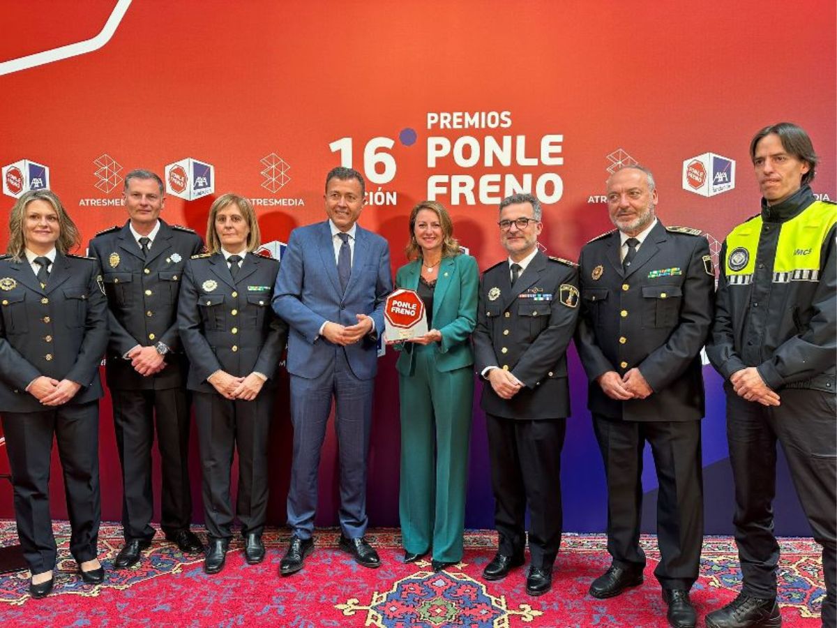 La Policía Local de Castellón recibe el premio ‘Ponle Freno’