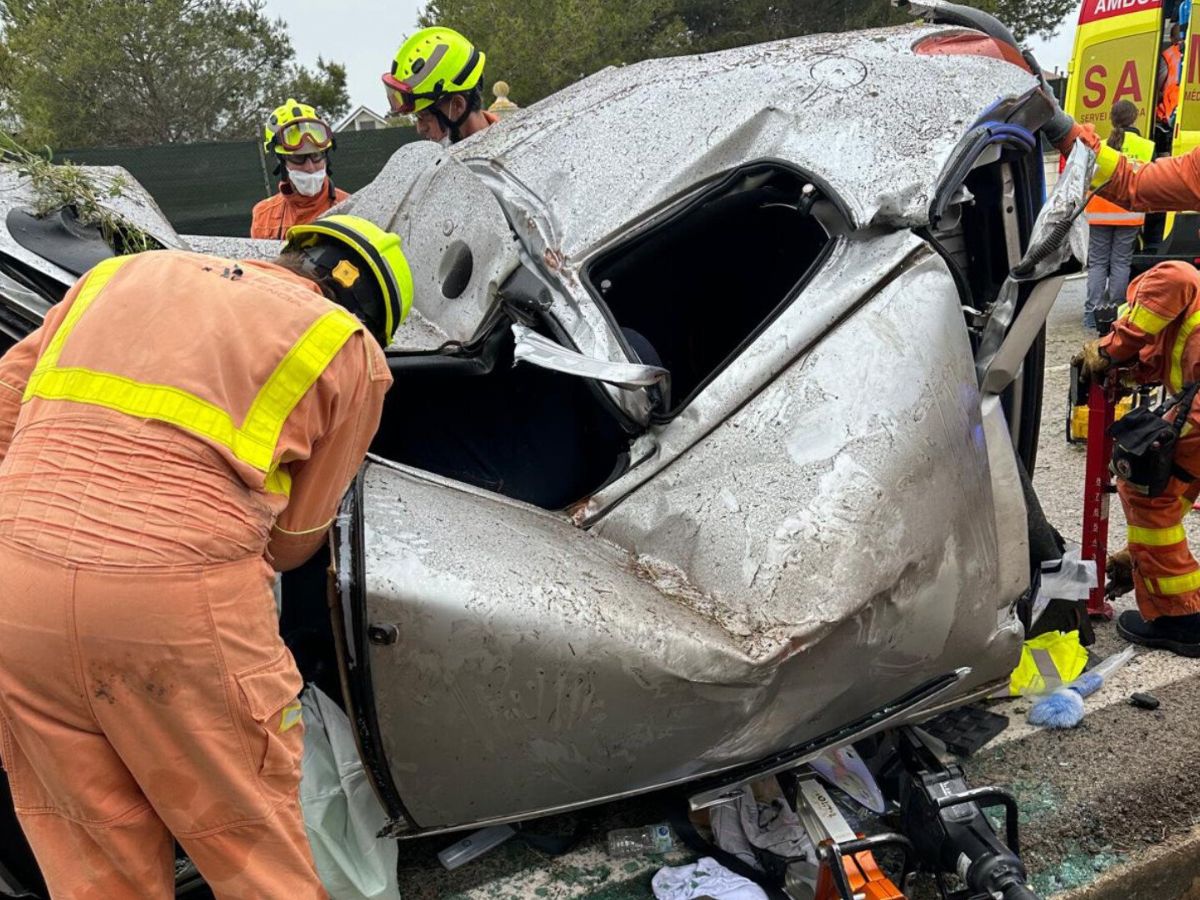 Un accidente de tráfico en la CV-603 deja una mujer herida