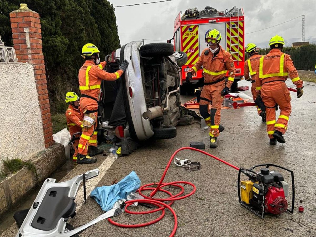 Un accidente de tráfico en la CV-603 deja una mujer herida