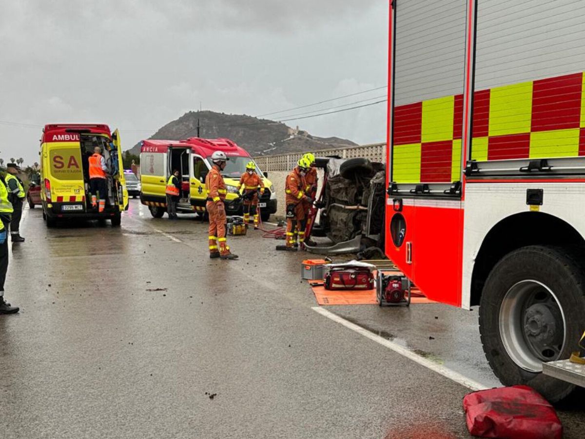 Un accidente de tráfico en la CV-603 deja una mujer herida