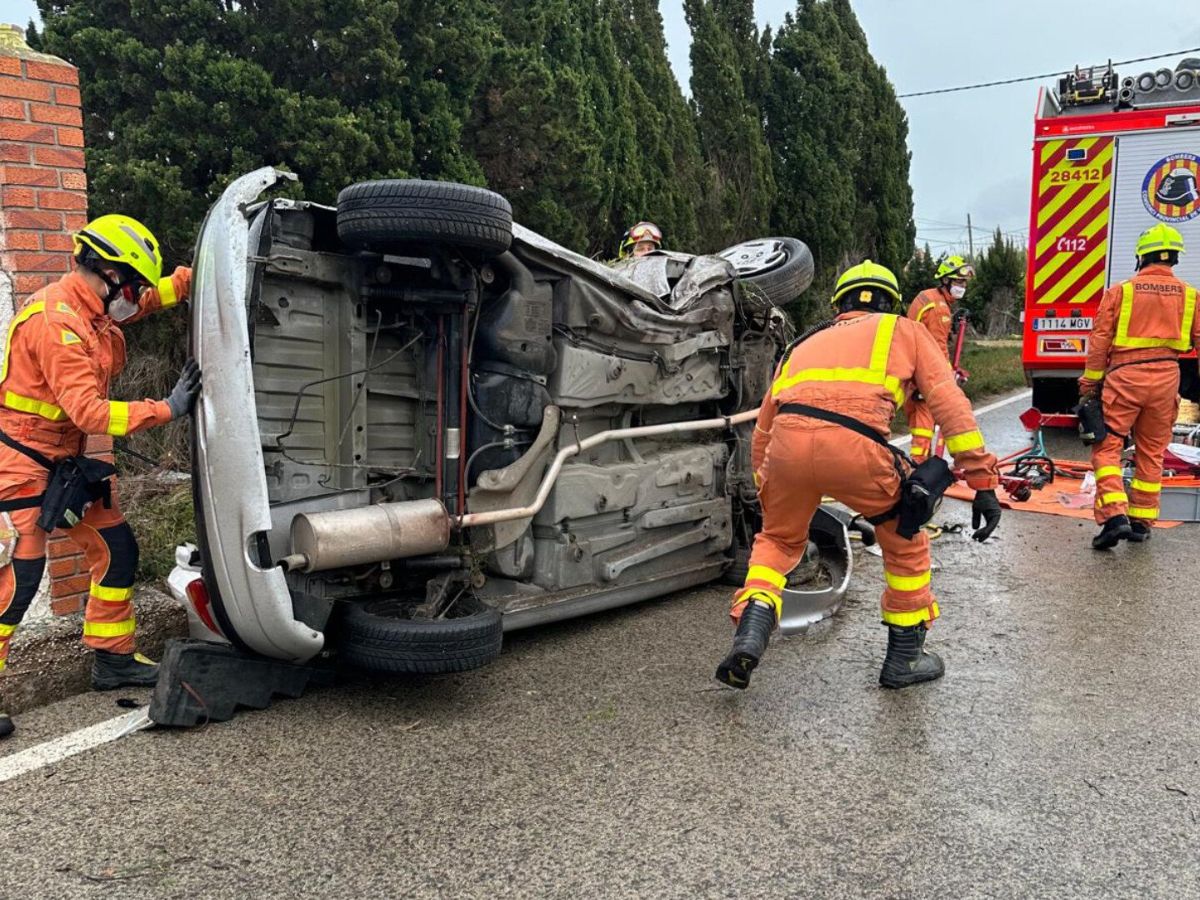 Un accidente de tráfico en la CV-603 deja una mujer herida