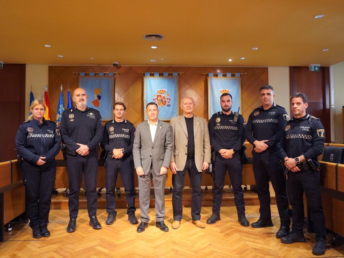 Burriana incorpora 4 agentes a su plantilla de Policía Local