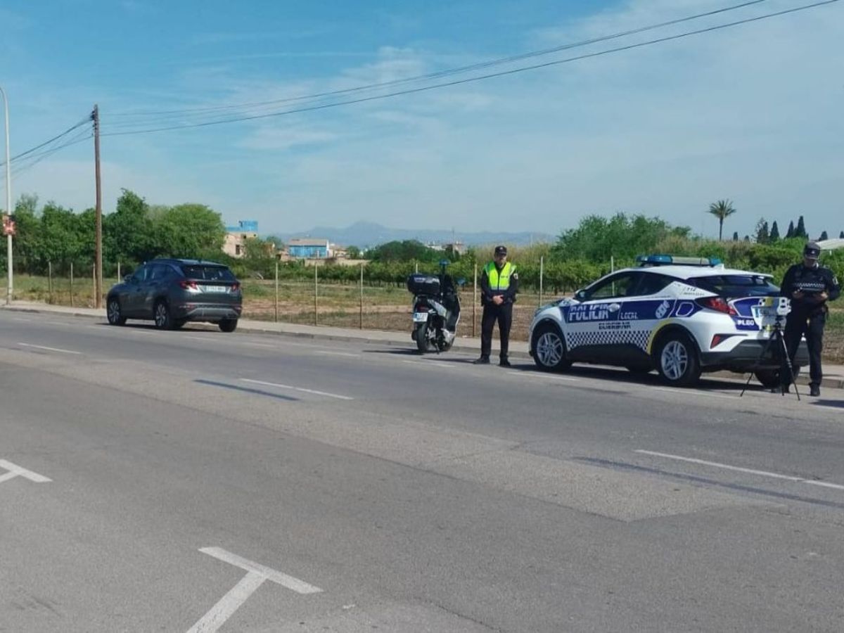 Burriana realiza una campaña de control de velocidad