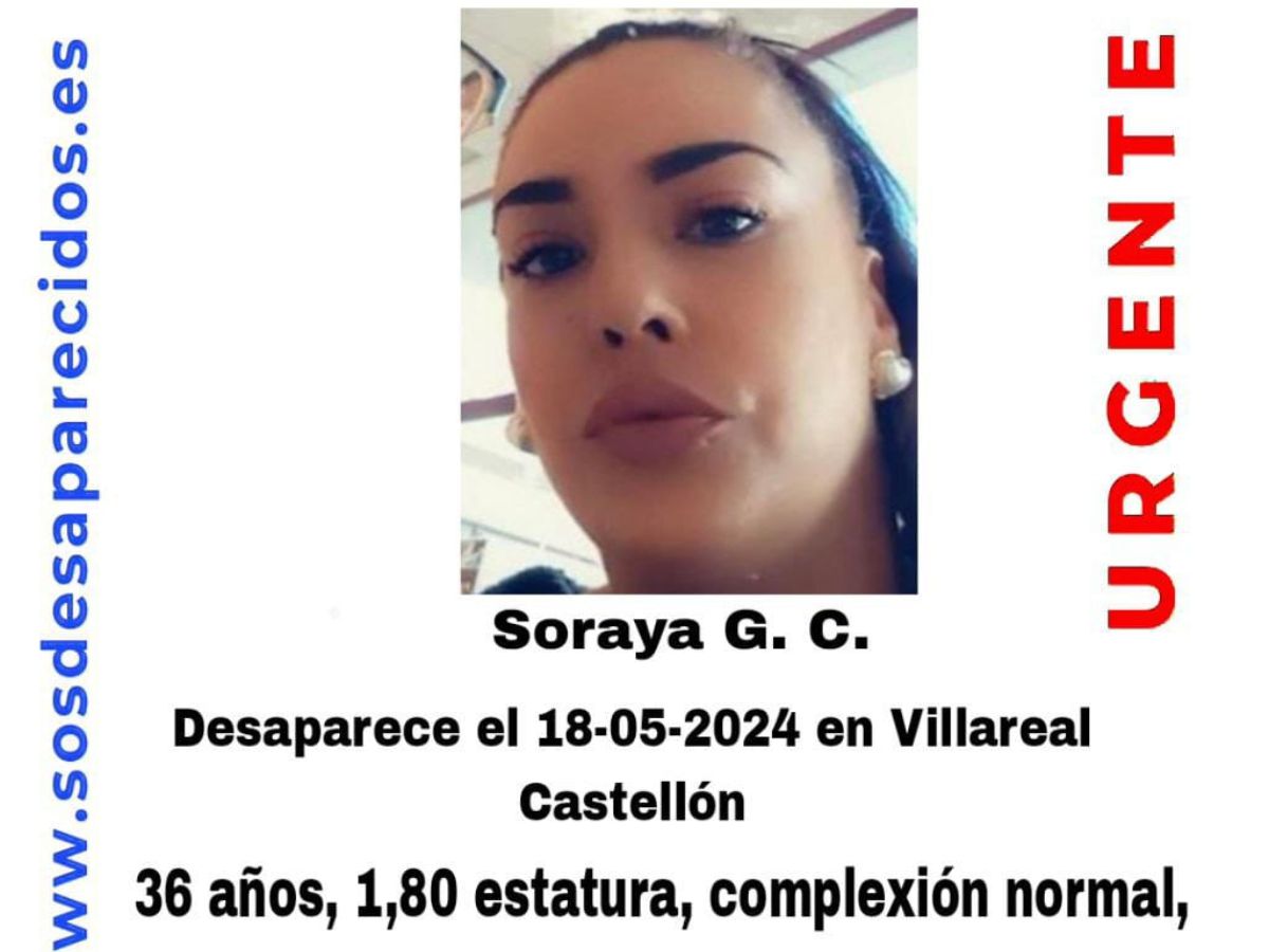 Buscan a una mujer de 36 años desaparecida en Vila-real