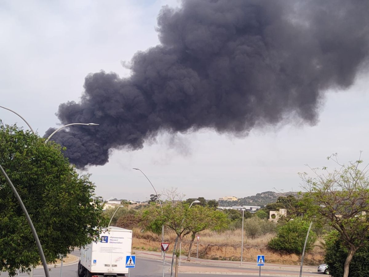 Declarado incendio en la zona de Castalia en Castellón