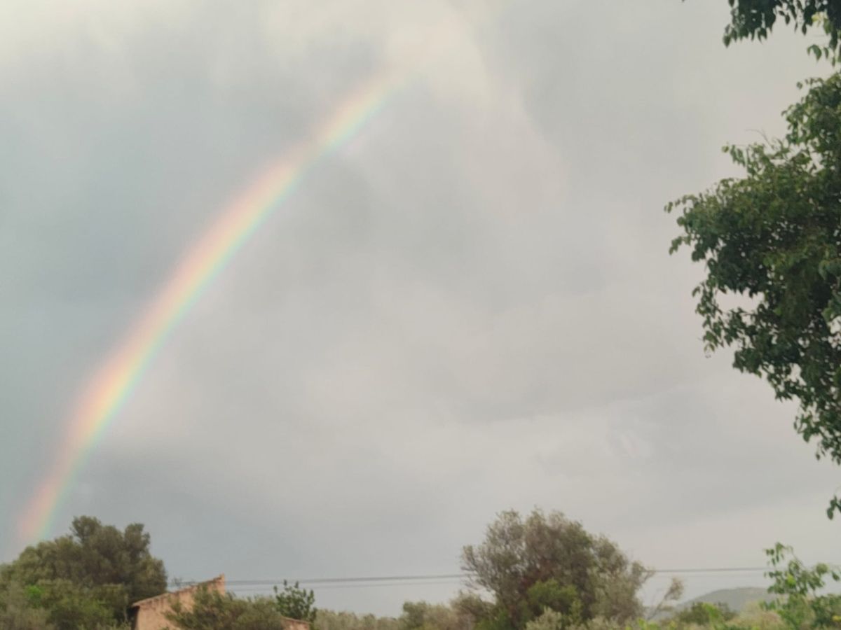 Fuertes tormentas, granizo y rayos en la provincia de Castellón