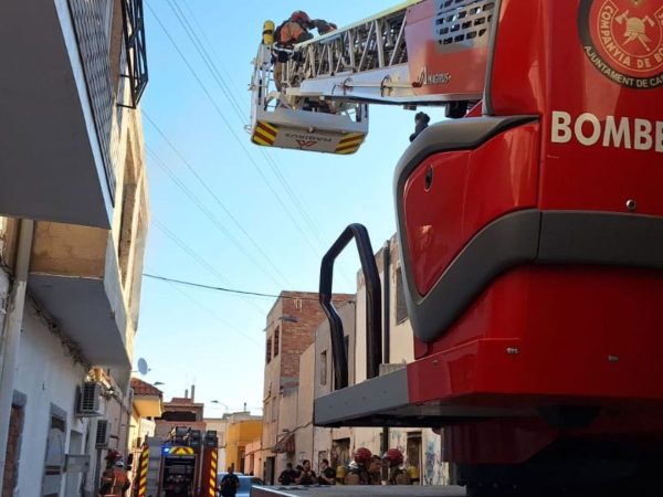 Incendio en una casa del Grupo San Lorenzo en Castellón