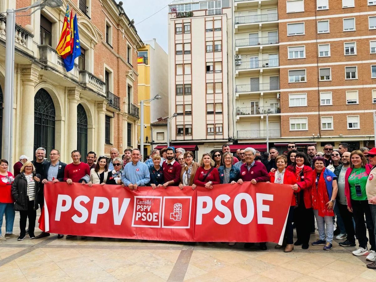 Logros y metas en el 1 de Mayo del PSPV-PSOE