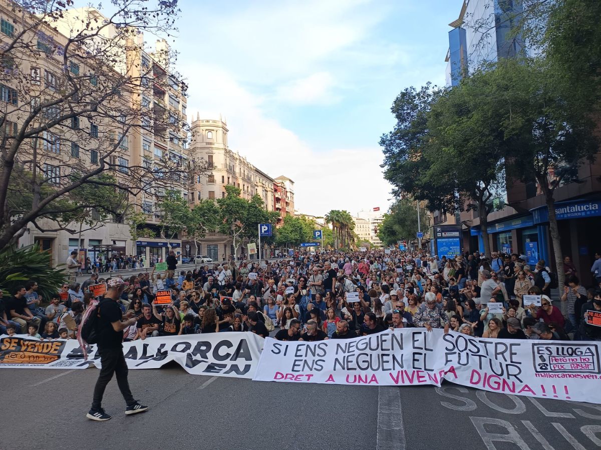 Manifestación en Mallorca contra el «turismo de masas»