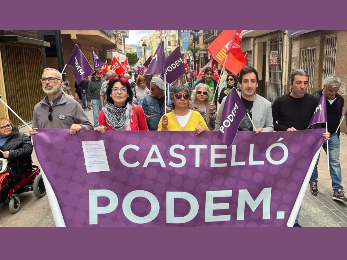 Podem Castelló celebra el 1 de Mayo con reivindicación