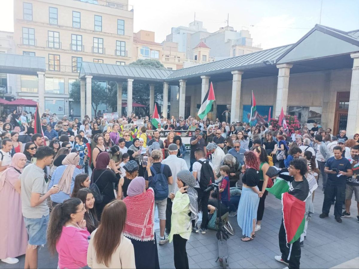 Protesta en Castellón contra el régimen colonial de Israel