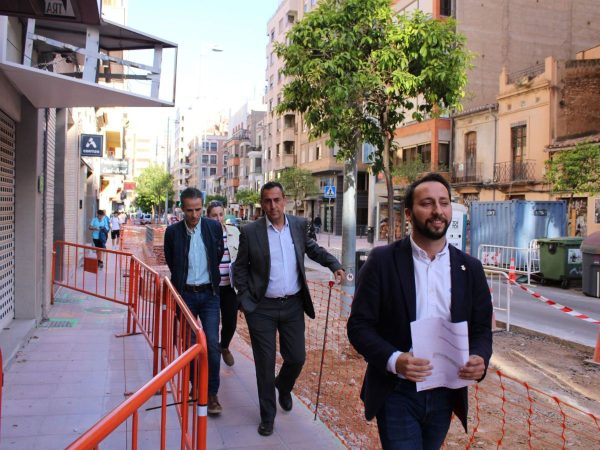 Recta final de las obras ZBE en el Raval de San Felix de Castellón