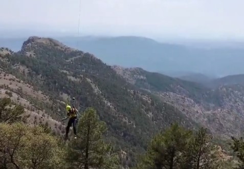 Rescate en Vistabella del Maestrat por equipos de emergencia