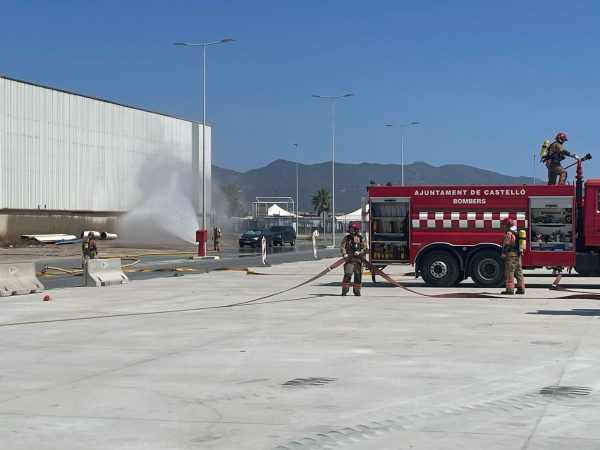 Simulacro de emergencia por nube tóxica en PortCastelló