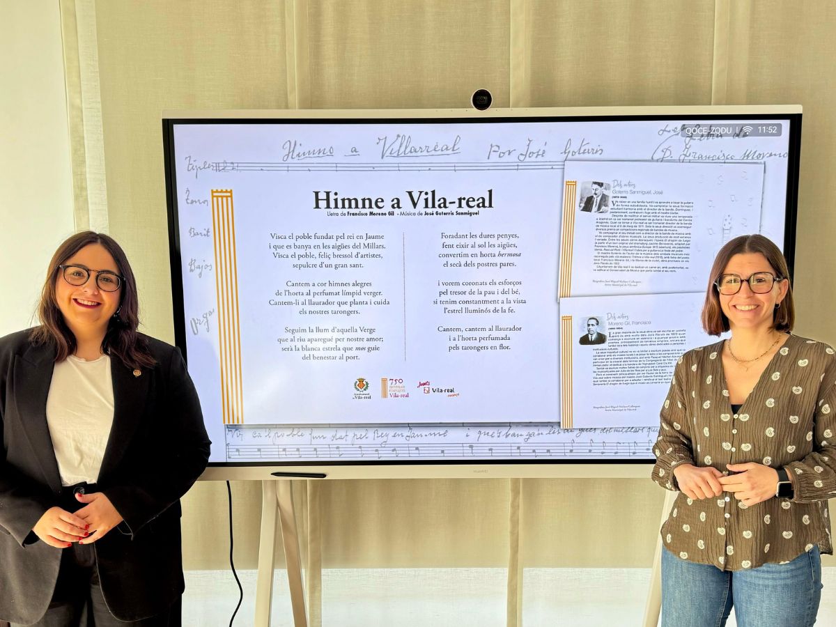 El ‘Himne a Vila-real’ llega a las aulas en el 750º Aniversario de la ciudad