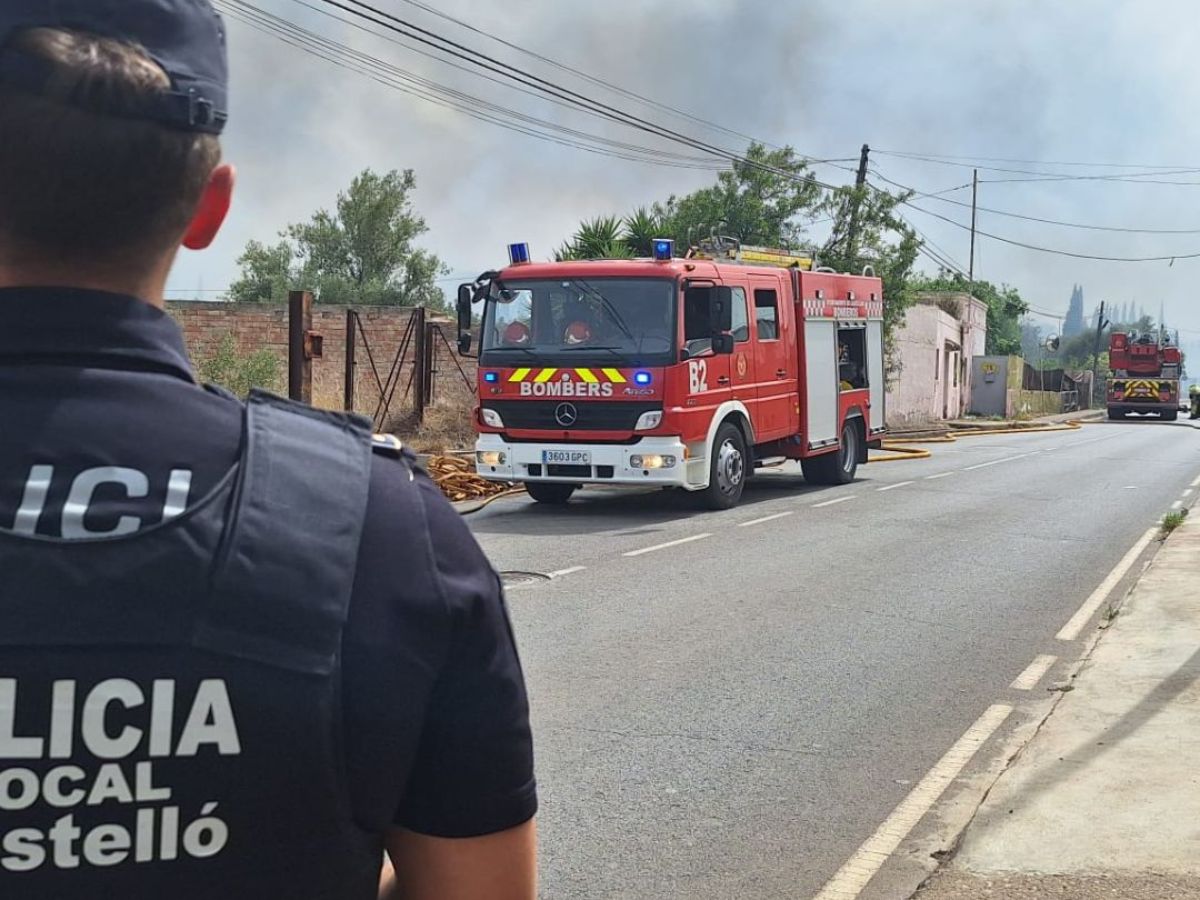 Estabilizado el nuevo incendio en la Cuadra Borriolench