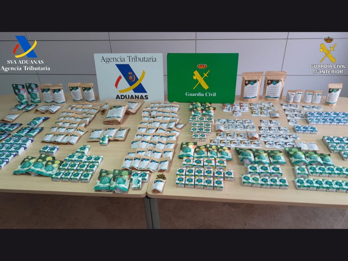 Incautan en un 'grow shop' de Vila-real paquetes de hachís y marihuana