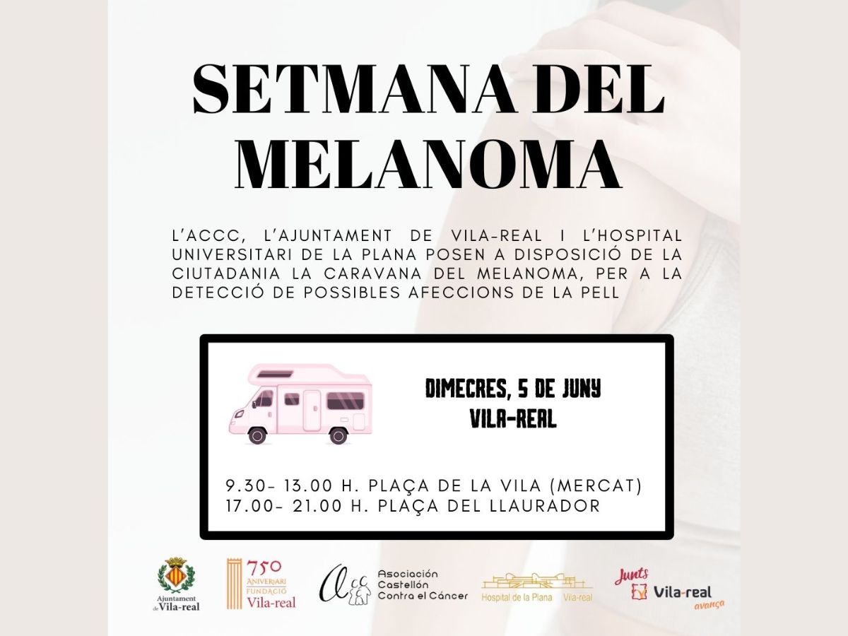 La caravana del melanoma inicia su recorrido en Vila-real