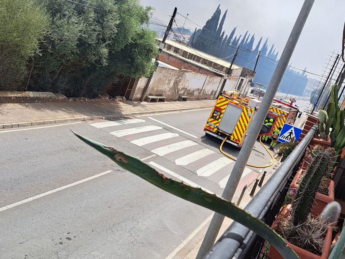 Nuevo incendio en la Cuadra Borriolench de Castellón