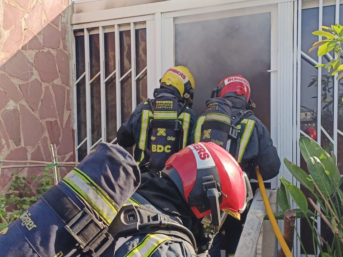 Incendio de una vivienda en Almenara