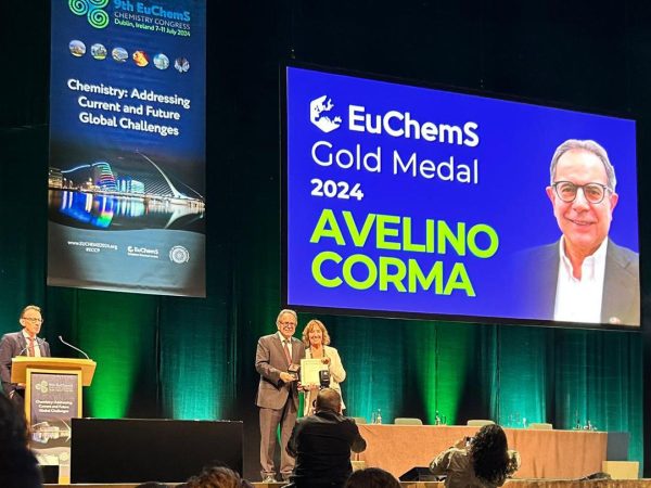 Avelino Corma recibe la Medalla de Oro de la Sociedad Europea de Química