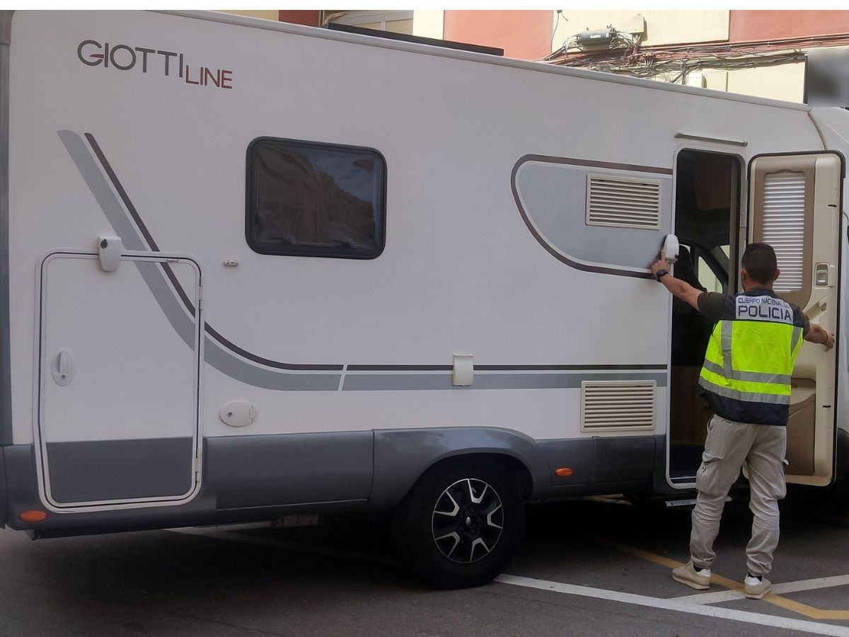 Cinco detenidos por robar, modificar y vender autocaravanas y campers