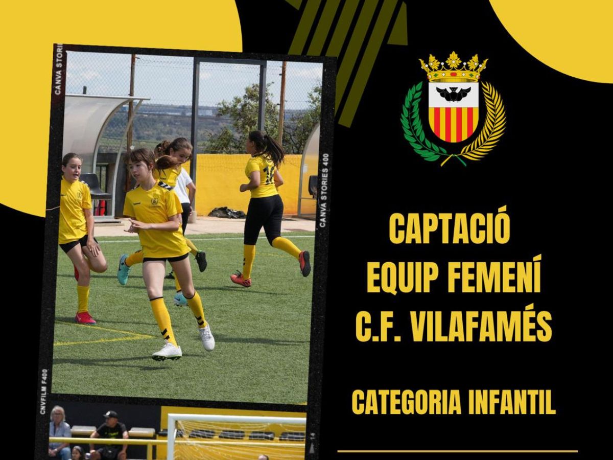 El CF Vilafamés busca chicas para formar un equipo infantil