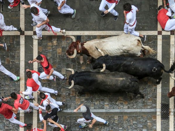 Herido un hombre de Castellón en el encierro de San Fermín de este jueves