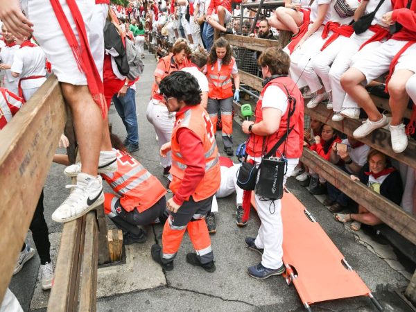 Un corredor de Borriol hospitalizado tras el último encierro de San Fermín