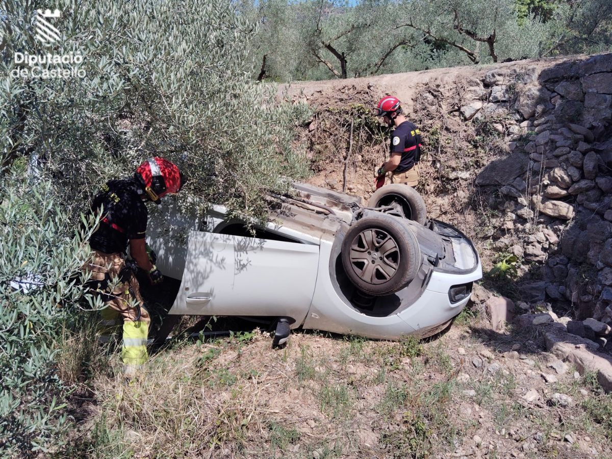 Grave accidente de tráfico en Vall de Almonacid - Castellón-2