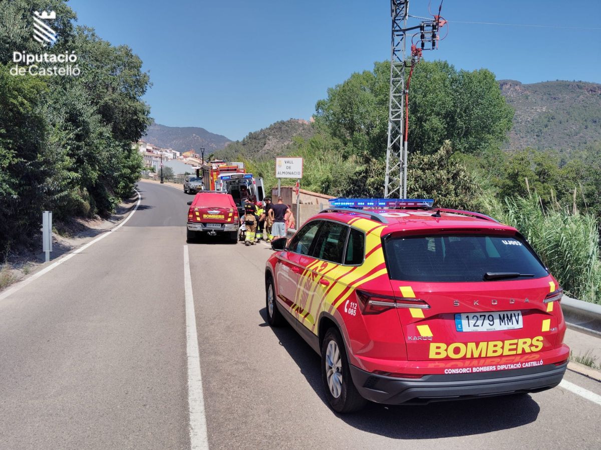 Grave accidente de tráfico en Vall de Almonacid - Castellón-3