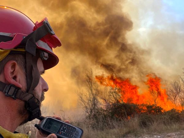 Declarado incendio forestal en Ortells (Morella)