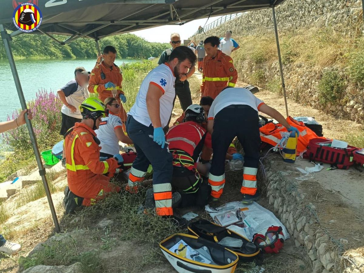 Fallece un hombre de 45 Años tras caer al agua en Fortaleny