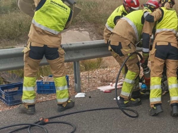 Grave accidente de tráfico en Vall de Almonacid – Castellón