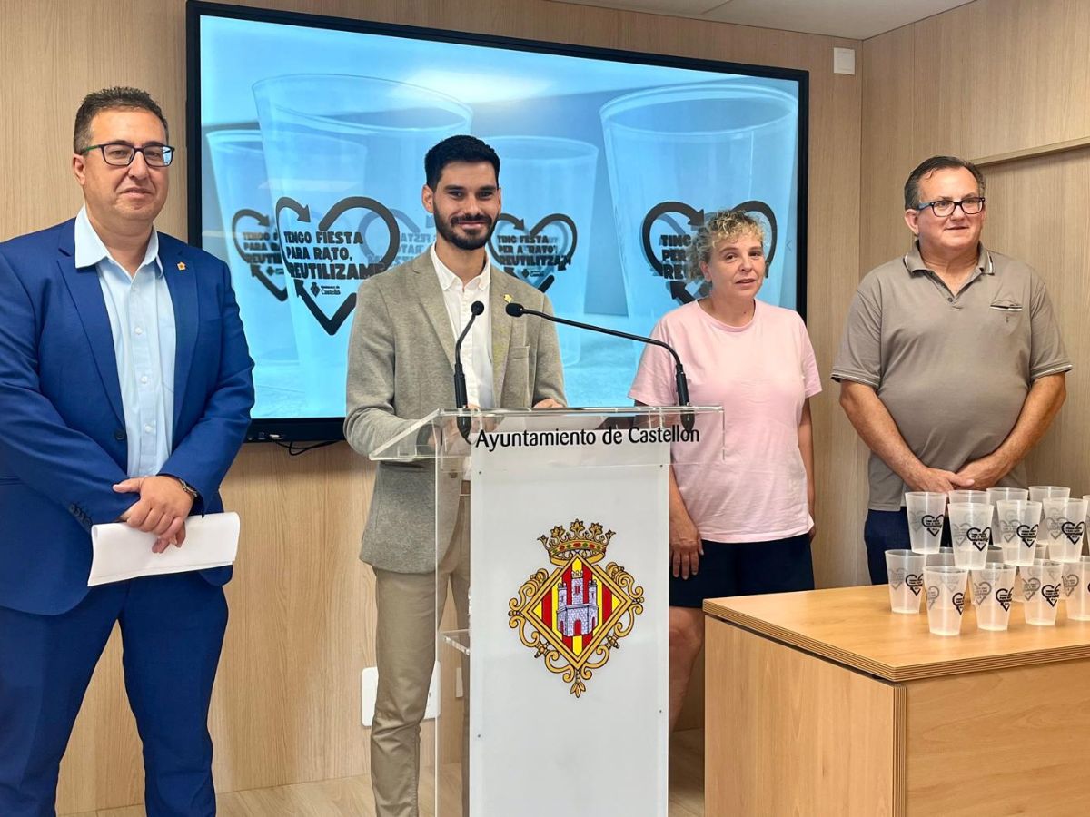 ‘Tinc Festa Per A Rato’: Castellón introduce vasos reutilizables en sus barrios