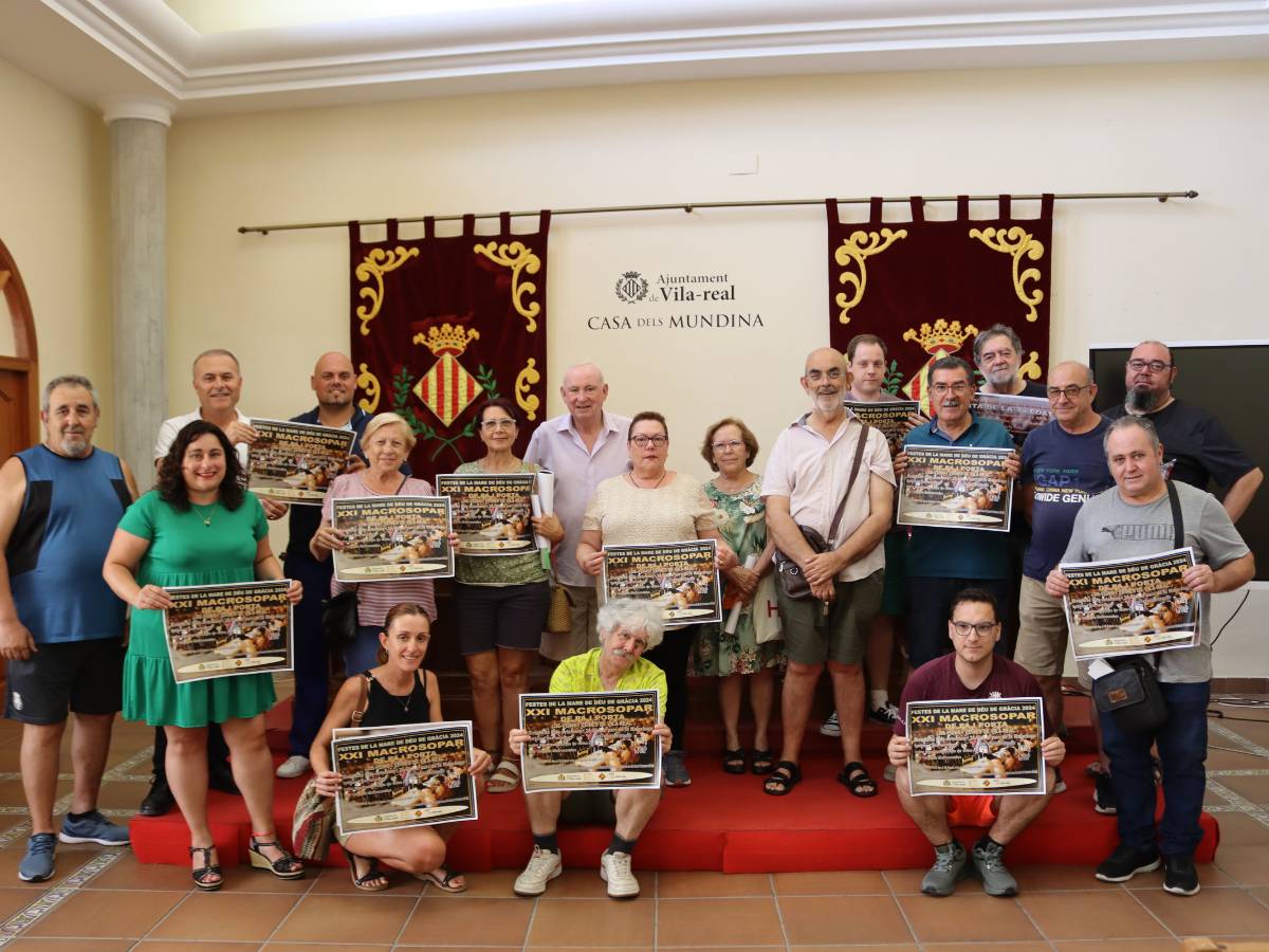 Vila-real convoca el XXI ‘Macrosopar’ de las fiestas de la Virgen de Gracia