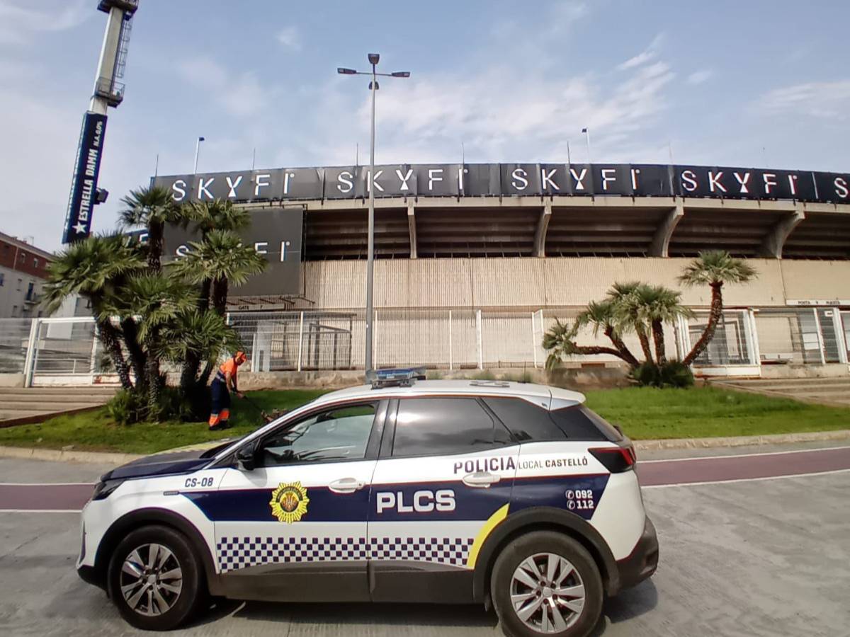 Amplio operativo de seguridad en Castellón para la Liga Hypermotion