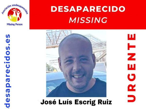 Buscan a José Luis Escrig Ruiz desaparecido en Sagunto