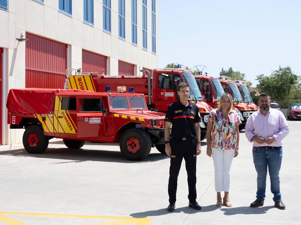 Diputación de Castellón incorpora 5 vehículos al Consorcio Provincial de Bomberos