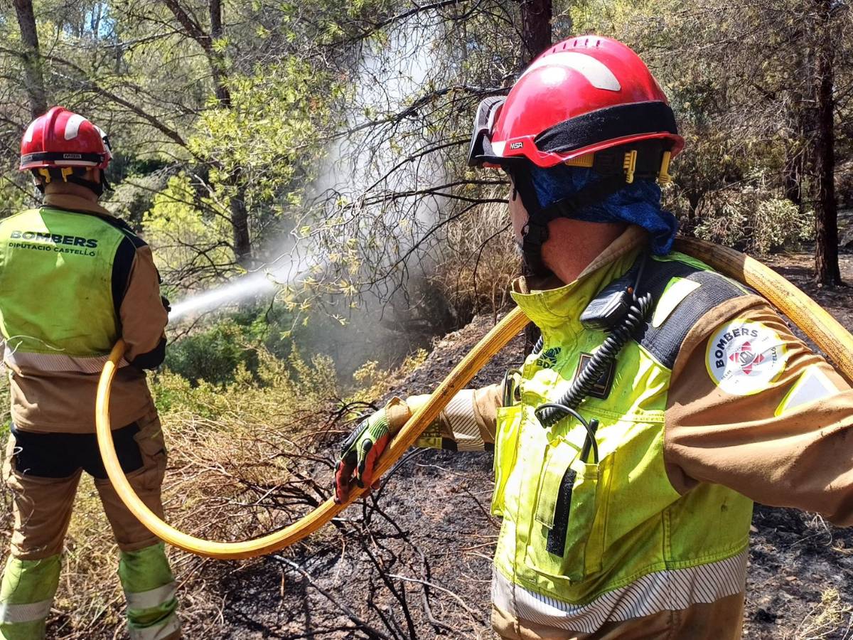 El incendio forestal de Benicàssim está controlado